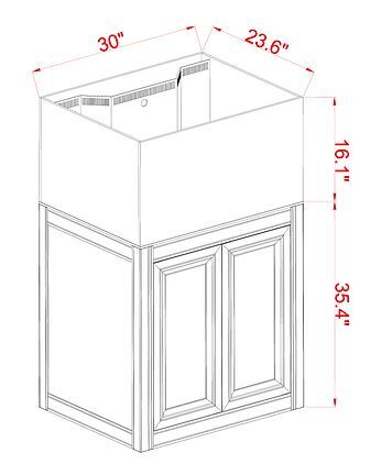 INT 50 Lagoon Aquarium with APS Stand - Black