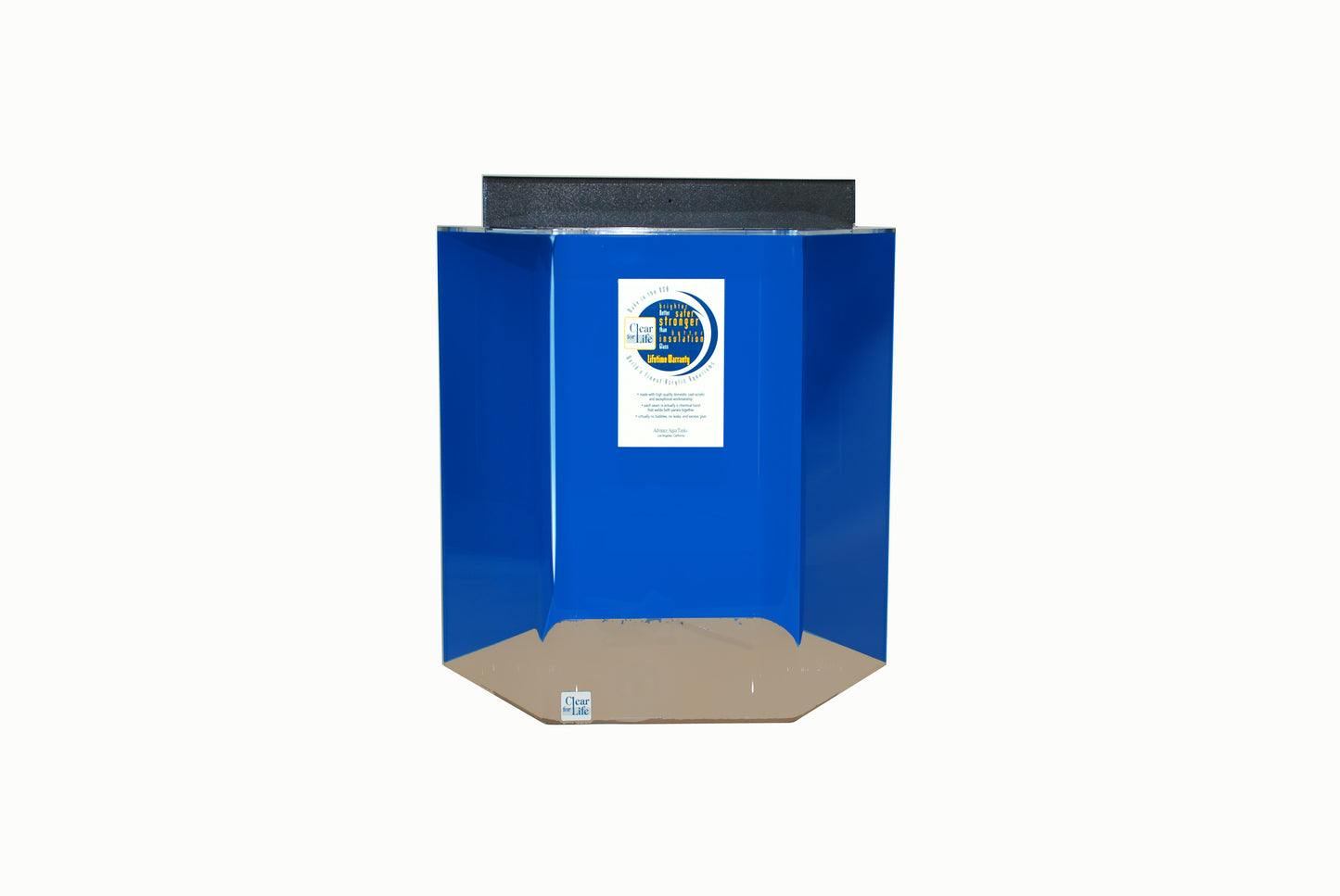 Clear for Life Acrylic Hexagon UniQuarium Aquarium - 35 Gallon