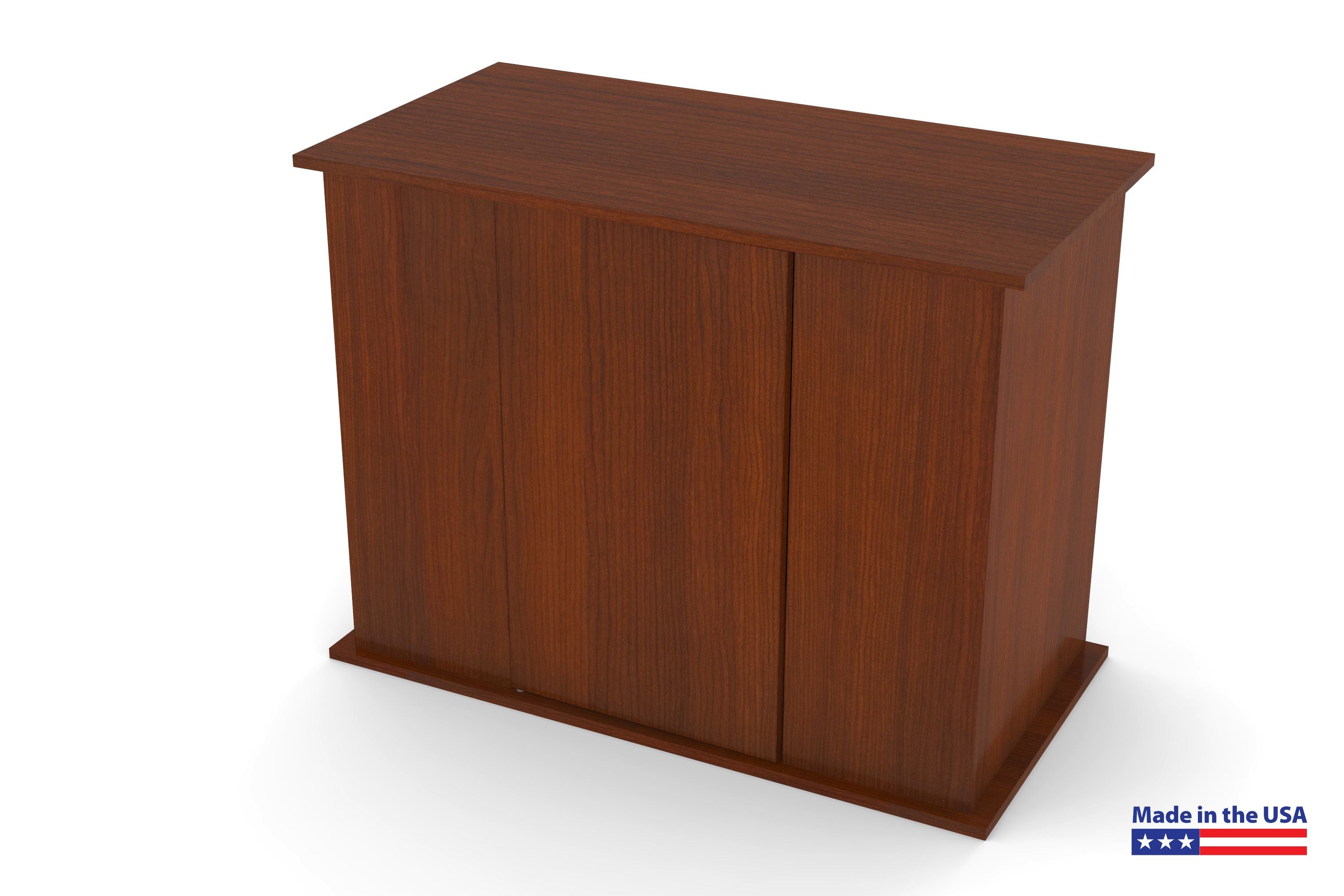 Aquatic Fundamentals 50-65 Gallon Serene Cherry Upright Aquarium Stand - Fish Tank USA