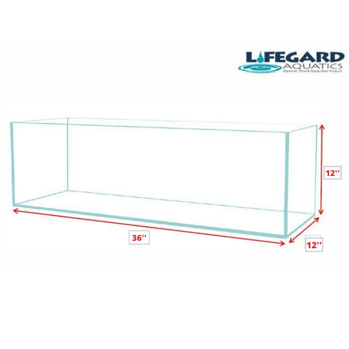 22 Gallon Long 45° Degree Low Iron Ultra Clear Bookshelf Aquarium - Fish Tank USA
