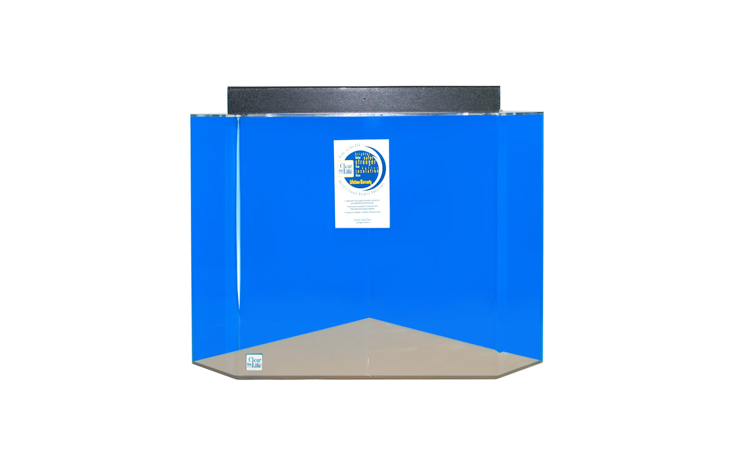 Clear for Life Acrylic UniQuarium Pentagon Aquarium - 50 Gallon
