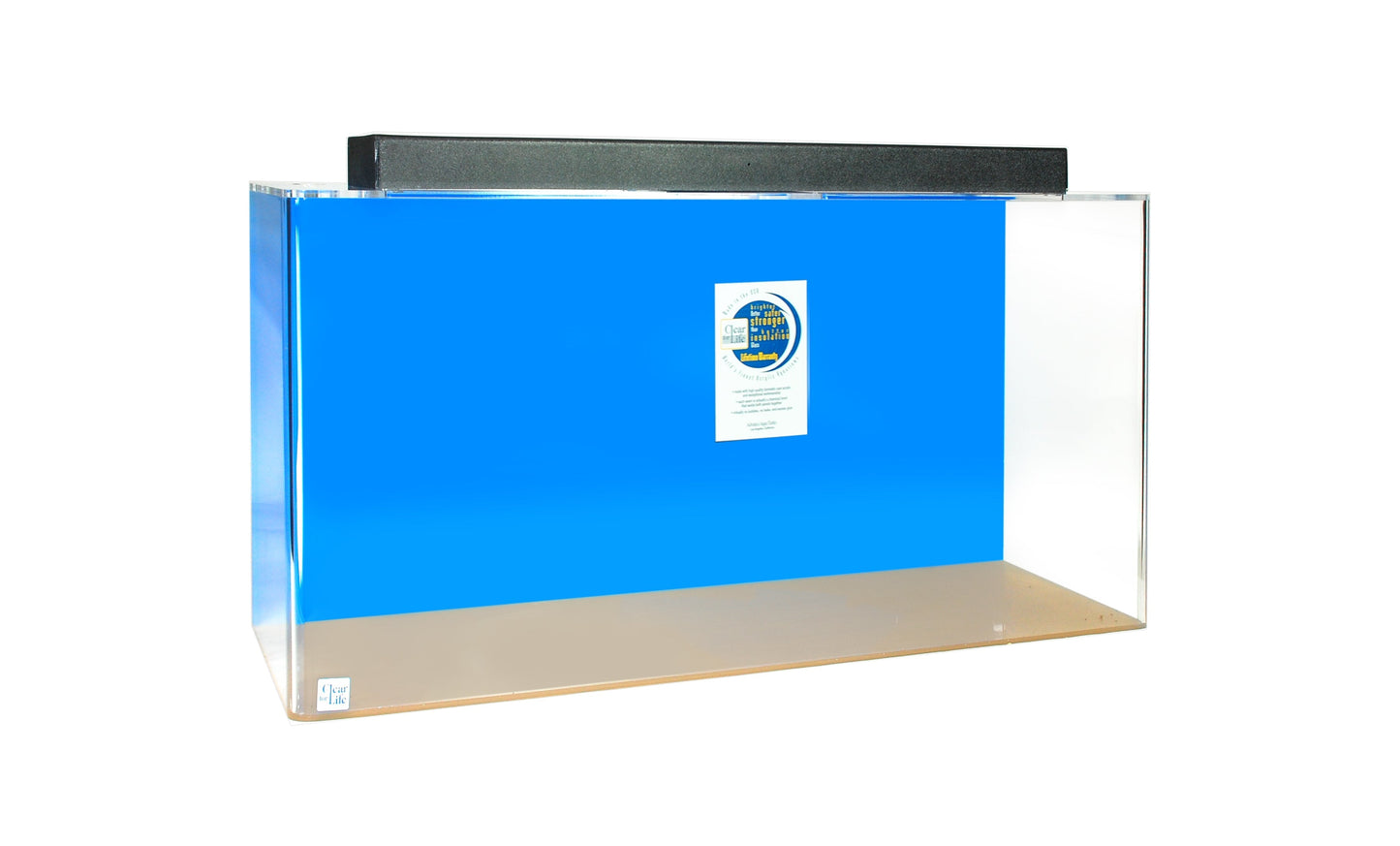 Clear for Life Acrylic Rectangle Aquarium - 90 Gallon