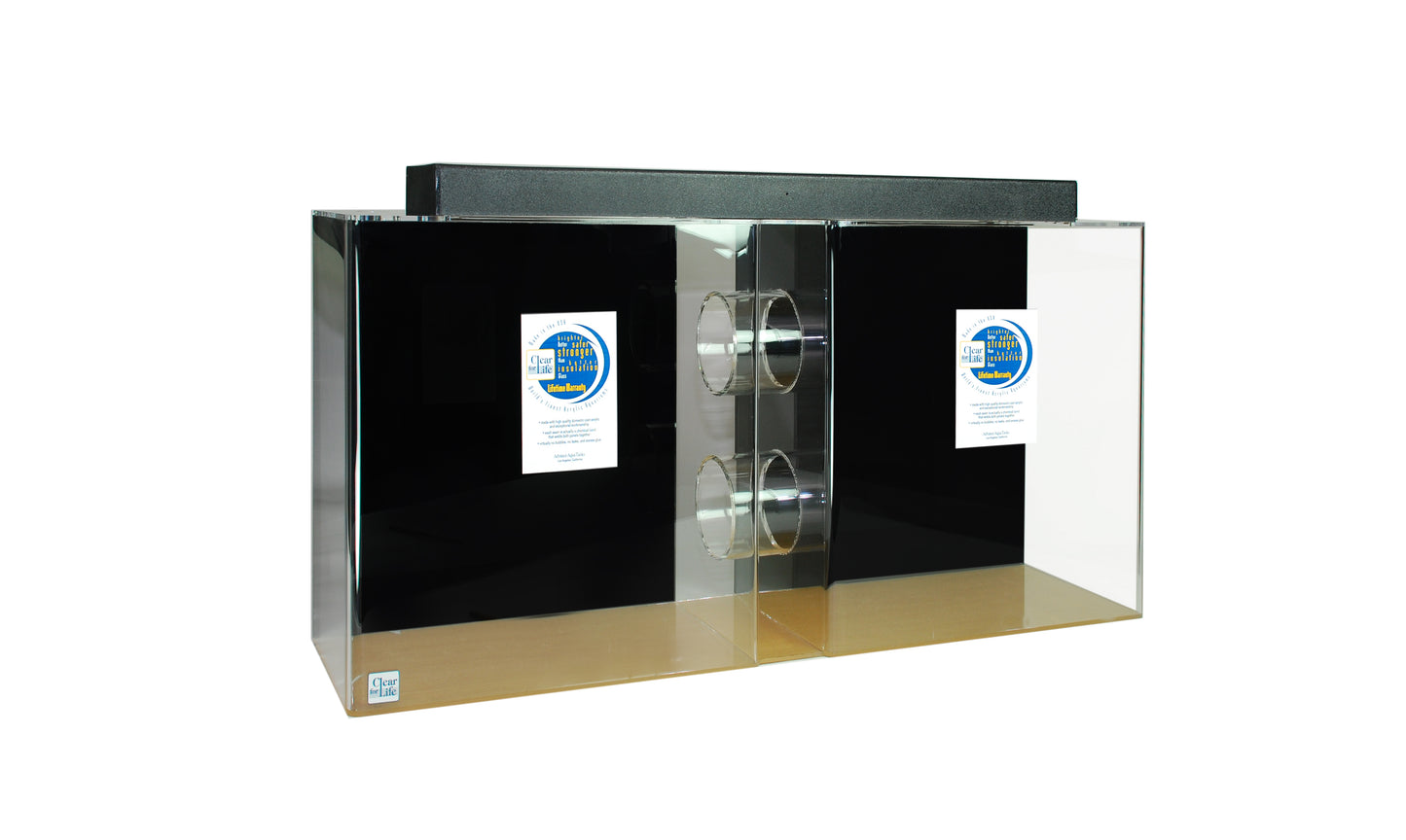 Clear for Life Acrylic Tube Aquarium - 35 Gallon