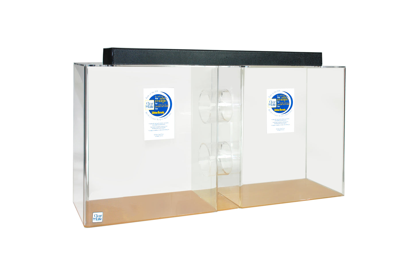 Clear for Life Acrylic Tube Aquarium - 35 Gallon