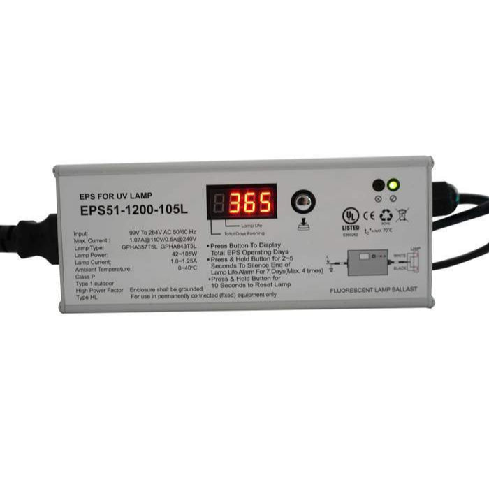 5" Lifegard Pro-MAX High Output Amalgam Germicidal UV - 90 Watts - Fish Tank USA