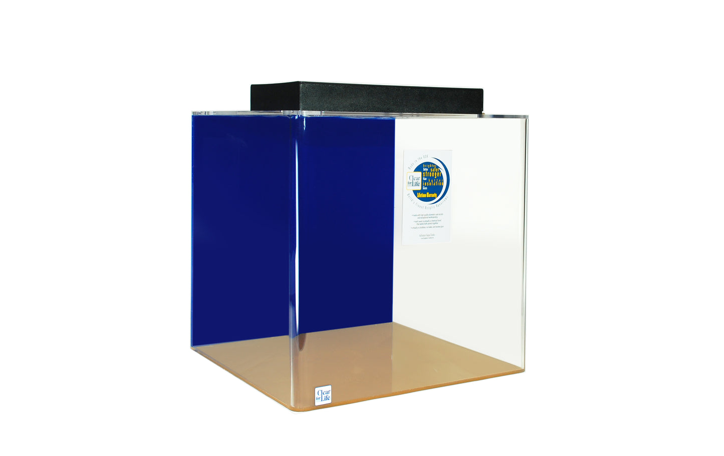 Clear for Life Acrylic Cube Aquarium - 25 Gallon
