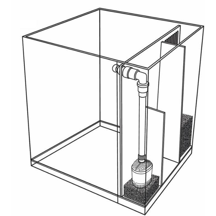 8.3 Gallons 45° Beveled Edge Low Iron Ultra Clear Aquarium - Fish Tank USA