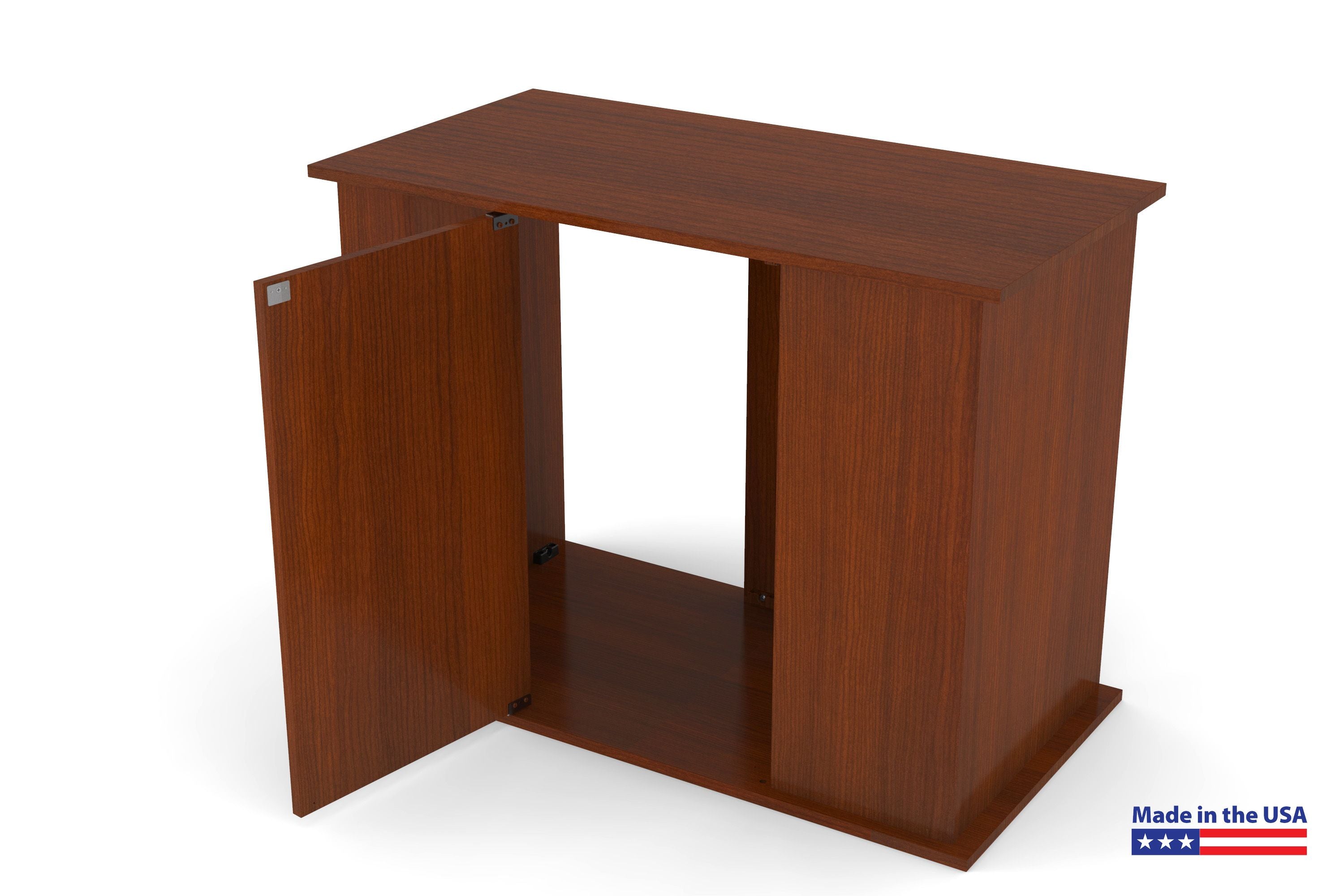 Aquatic Fundamentals 50-65 Gallon Serene Cherry Upright Aquarium Stand - Fish Tank USA