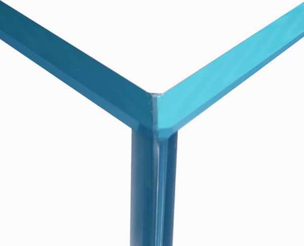 24 Gallon - CRYSTAL 45 Degree Low Iron Ultra Clear Aquarium with Built in Back Filter - Fish Tank USA