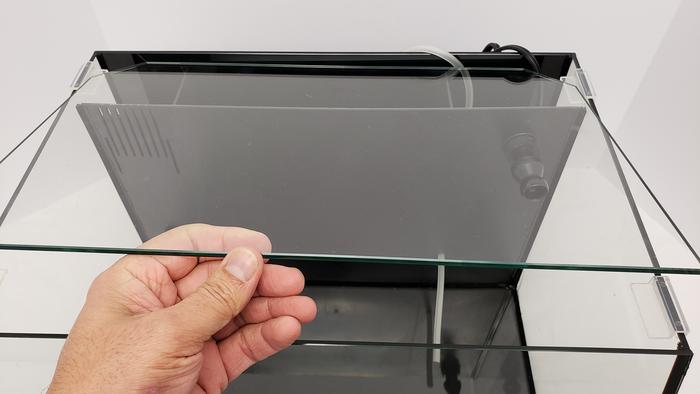 Lifegard Full-View 7 Gallon Aquarium with Built-In Back Filter - Fish Tank USA