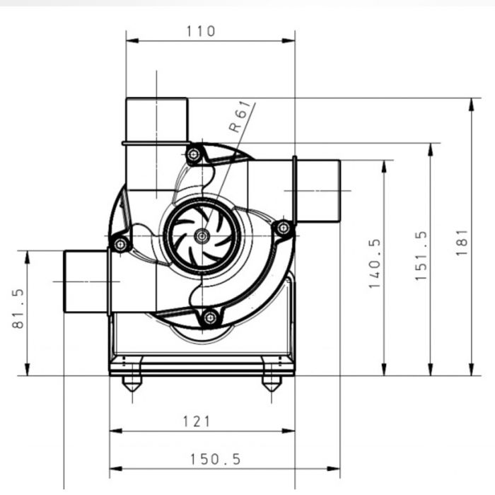 Abyzz A400-10M 4,800 GPH Controllable DC Pump