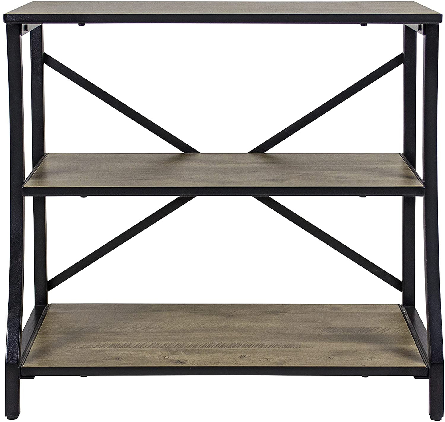 Aquatic Fundamentals Kyndall Laine Home 29-37 Gallon 3-Tier Aquarium Stand With Swerved Front Leg