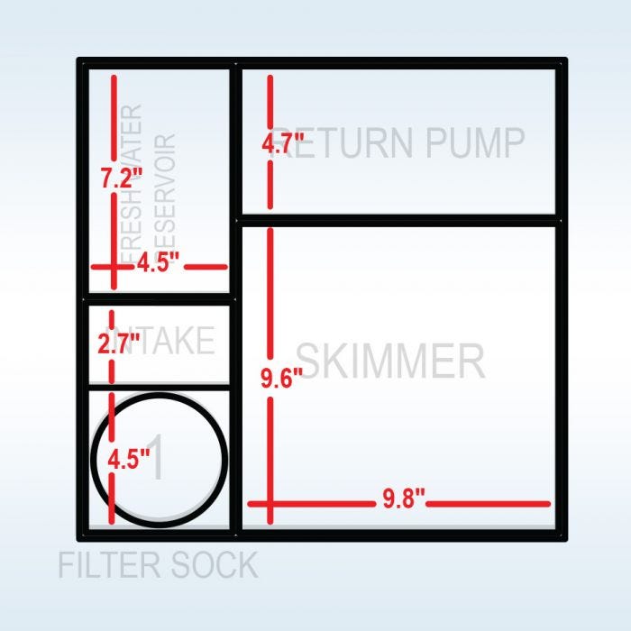 IceCap 15 Reef Sump - Fish Tank USA