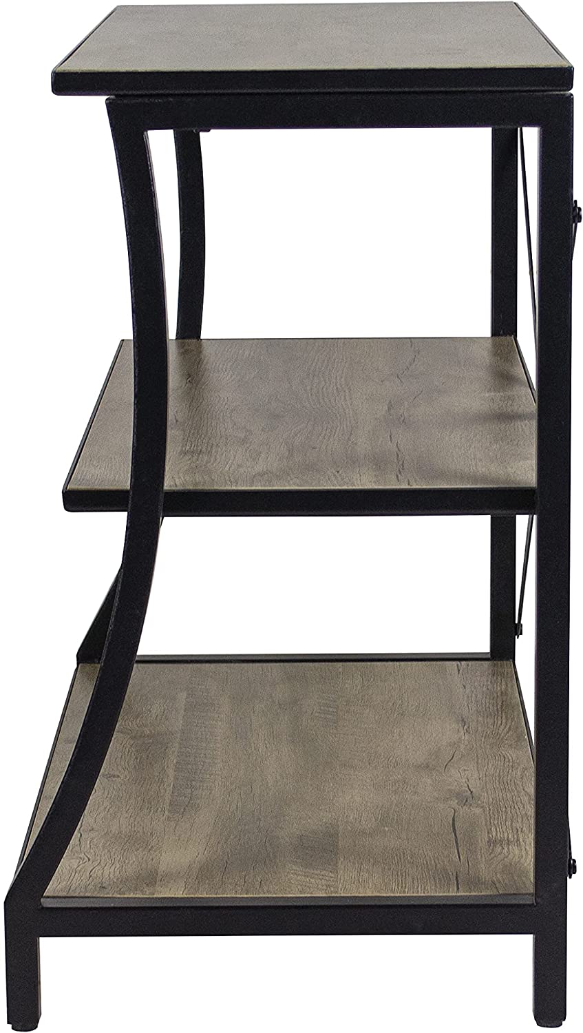 Aquatic Fundamentals Kyndall Laine Home 40-55 Gallon 3-Tier Aquarium Stand With Swerved Front Leg