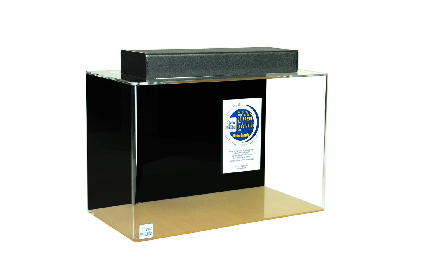 Clear for Life Acrylic Rectangle Aquarium - 26 Gallon