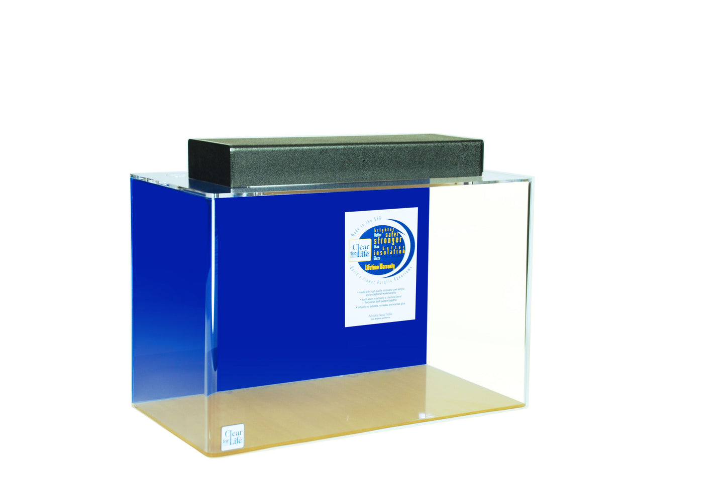 Clear for Life Acrylic Rectangle Aquarium - 10 Gallon