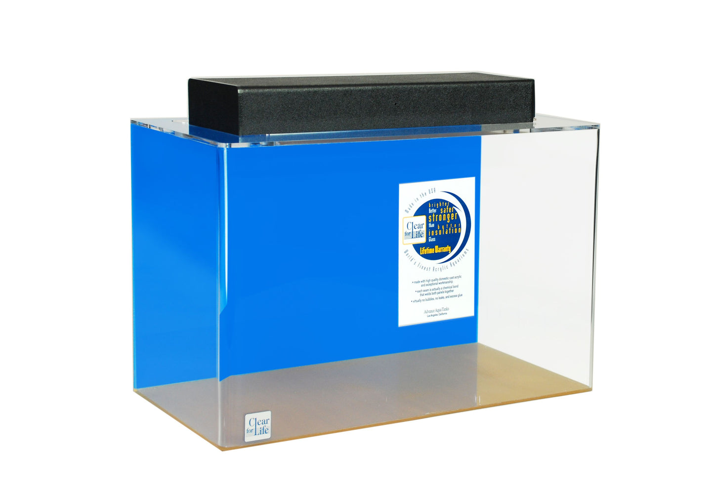 Clear for Life Acrylic Rectangle Aquarium - 10 Gallon