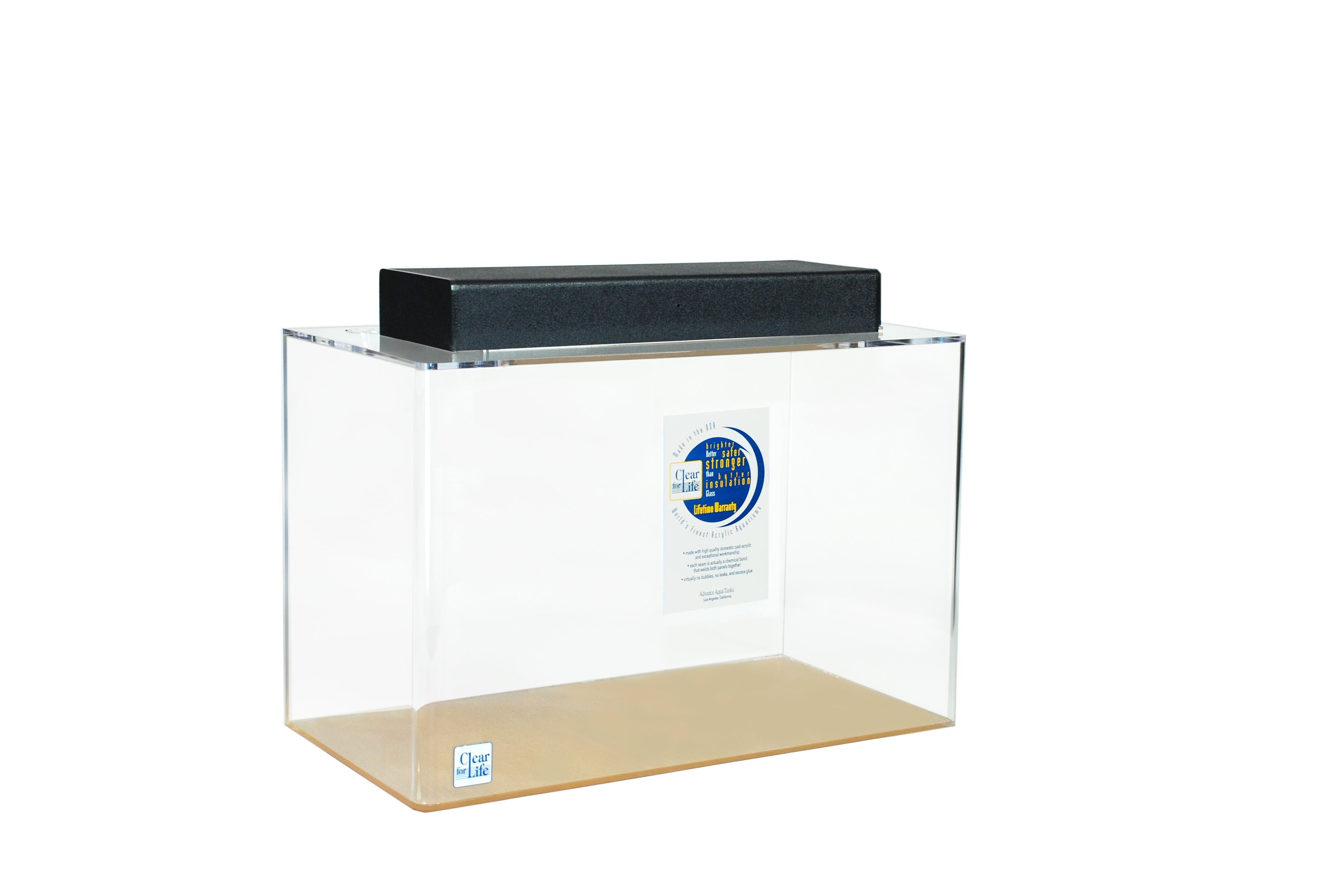 Clear for Life Acrylic Rectangle Aquarium - 45 Gallon – Fish Tank USA