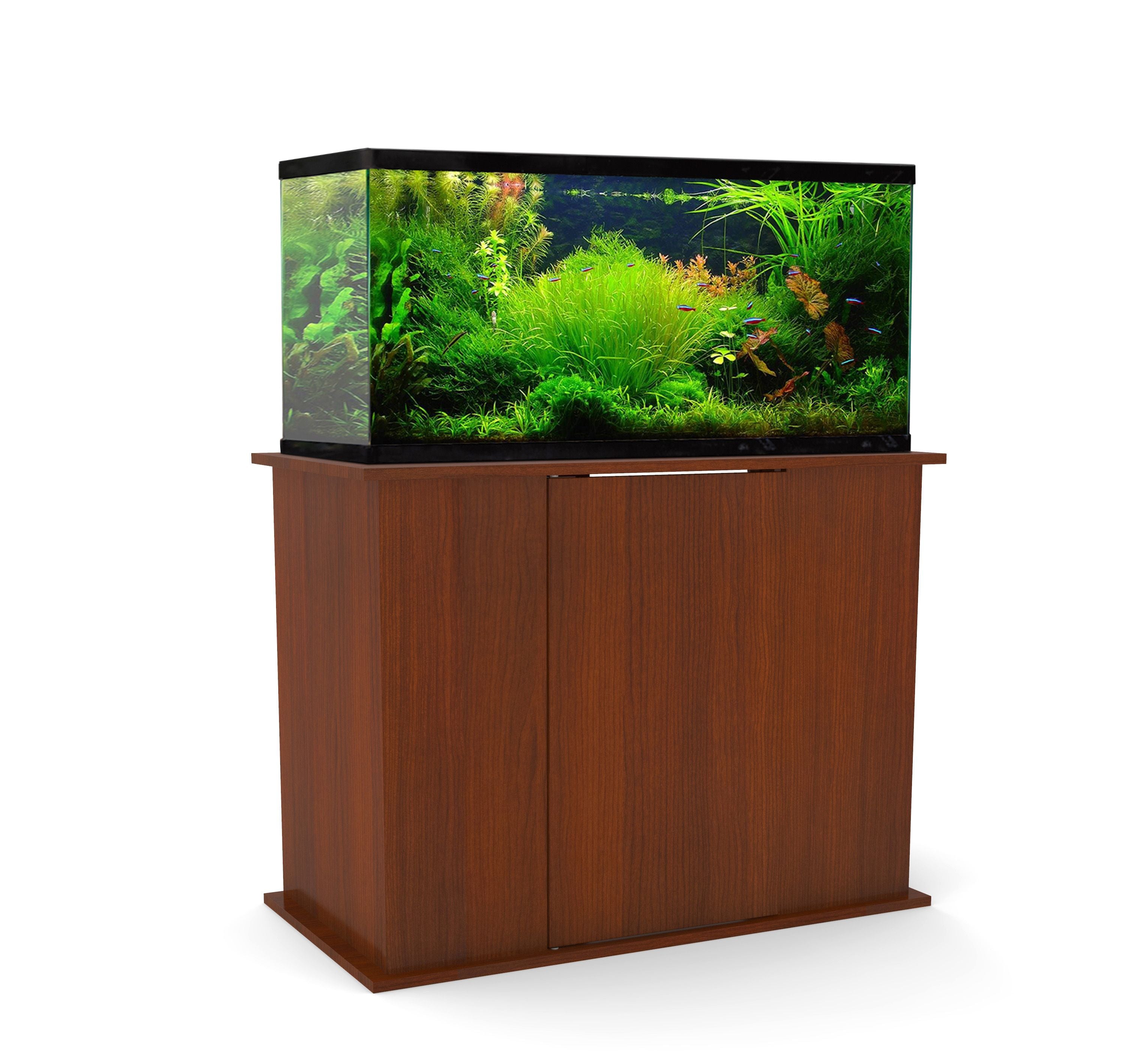 65 gallon fish tank accessories Bestier - 55-75 Wooden Stand with Storage Cabinet Supports Up to 730 lbs by focusing on product design Fish | PetSmart