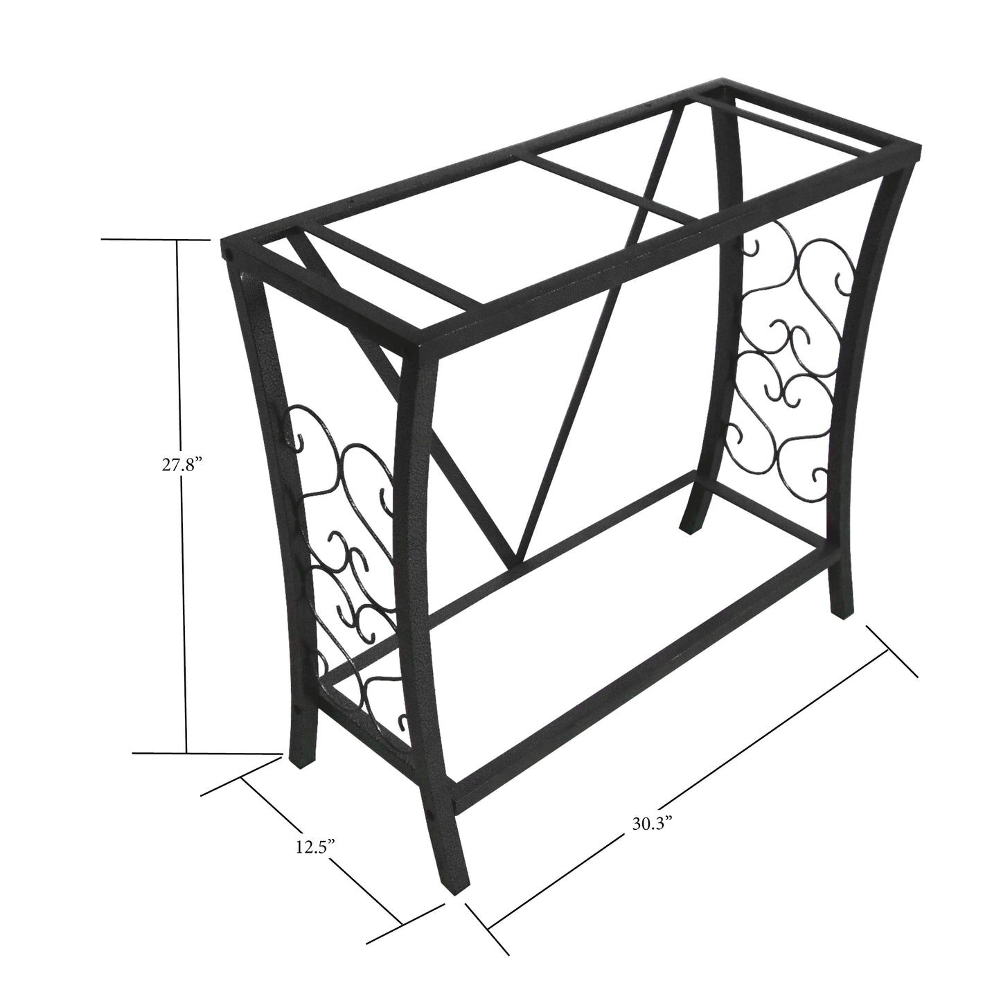 Aquatic Fundamentals 29 Gallon Metal Aquarium Stand - Fish Tank USA