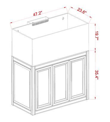 NUVO EXT 100 Gallon External Overflow Complete Reef Aquarium System - Innovative Marine