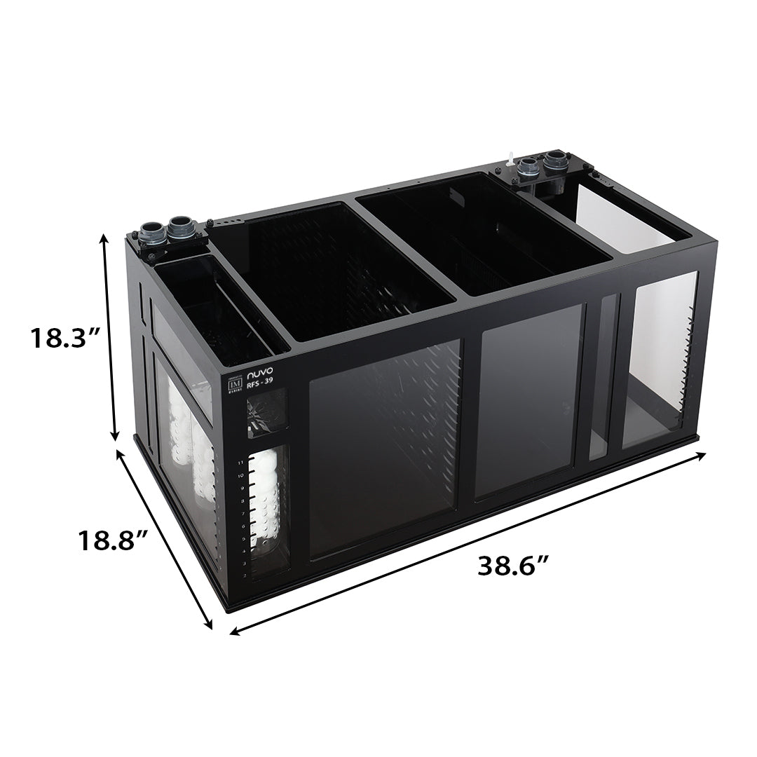 NUVO EXT 100 Gallon External Overflow Complete Reef Aquarium System - Innovative Marine