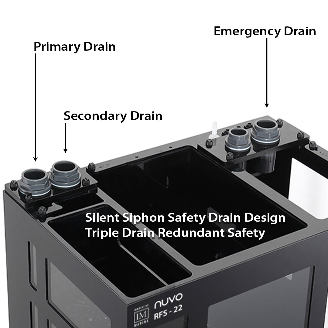 NUVO EXT 100 Gallon External Overflow Complete Reef Aquarium System - Innovative Marine