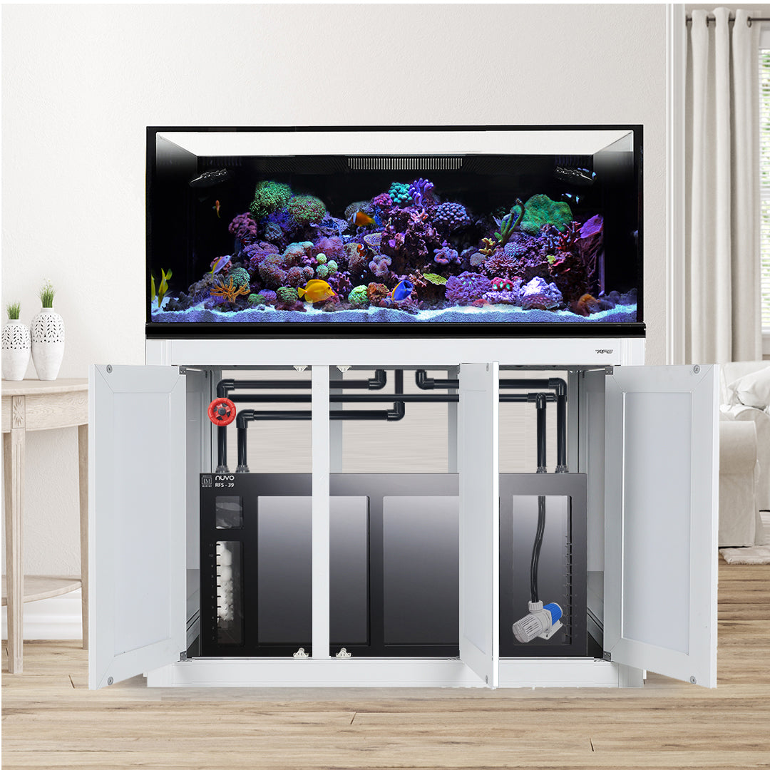 NUVO EXT 100 Gallon External Overflow Complete Reef Aquarium System ...