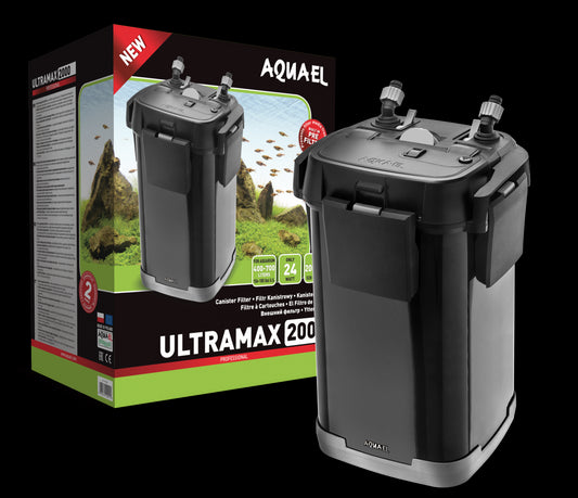 UltraMax 2000 Canister Filter For 105-185 Gallons - AquaEl