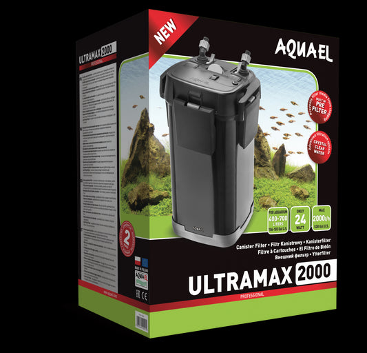 UltraMax 2000 Canister Filter For 105-185 Gallons - AquaEl
