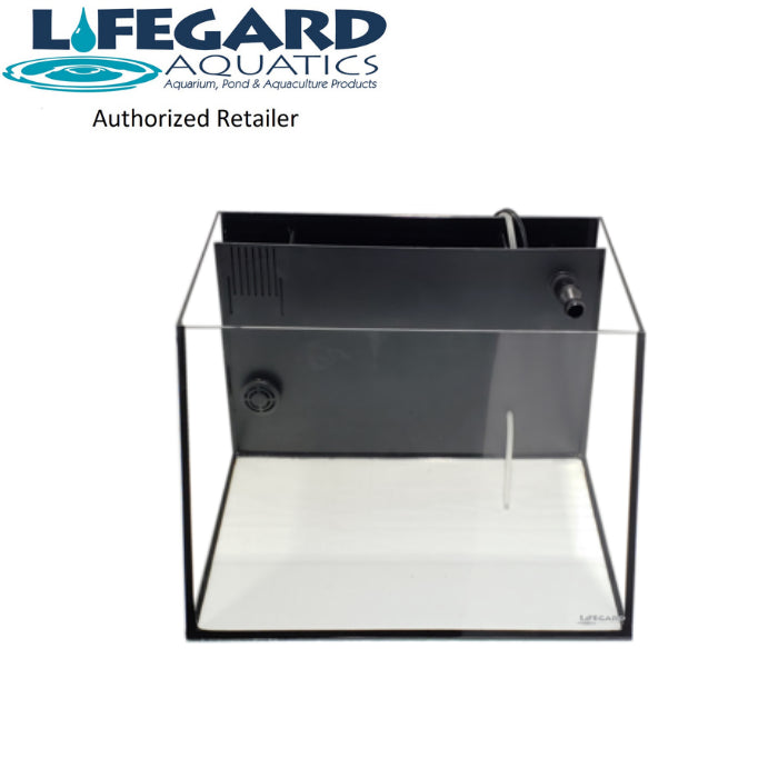 Lifegard Full-View 5 Gallon Aquarium with Built-In Back Filter - Fish Tank USA