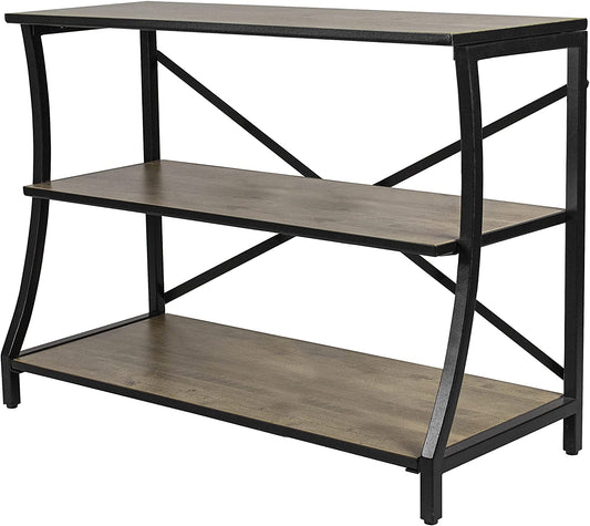 Aquatic Fundamentals Kyndall Laine Home 40-55 Gallon 3-Tier Aquarium Stand With Swerved Front Leg