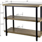 Aquatic Fundamentals Kyndall Laine Home 29-37 Gallon 3-Tier Aquarium Stand Gray Wash