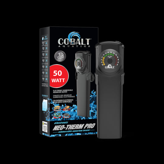 Cobalt Aquatics Neo-Therm Pro Submersible Aquarium Heater (Plastic) - 50 Watt