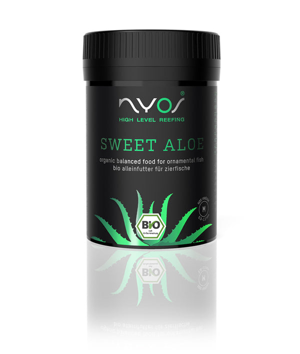 Nyos Sweet Aloe Organic Fish Food - 2.5 oz (120ml / 72g)