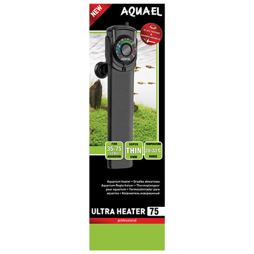 ULTRA Thin Plastic Aquarium Heater 75W - AquaEl