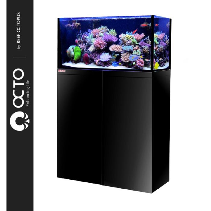 OCTO LUX 48gal Aquarium System with Black Cabinet